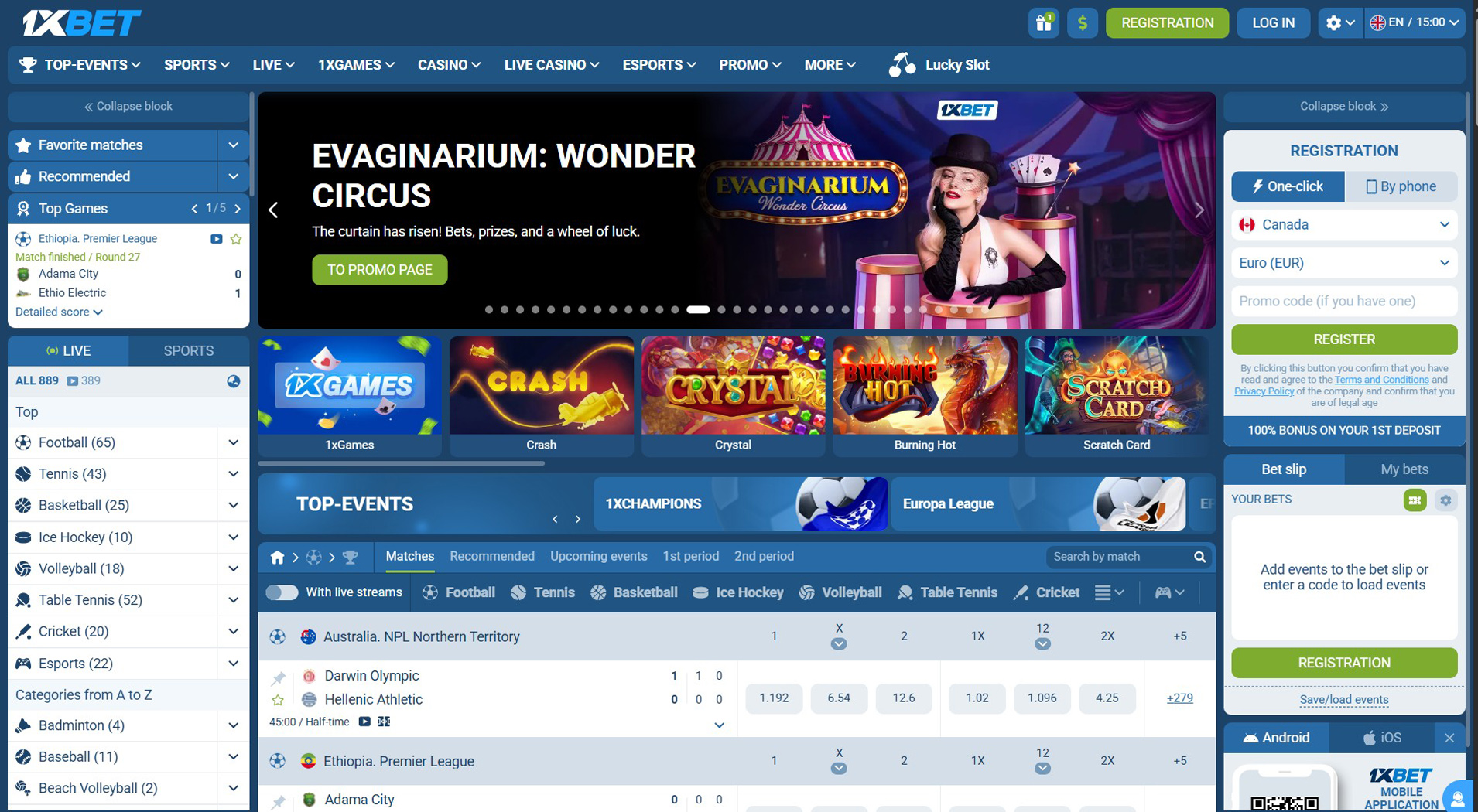 3. 1xBet Casino- Erős Online Casino Érték