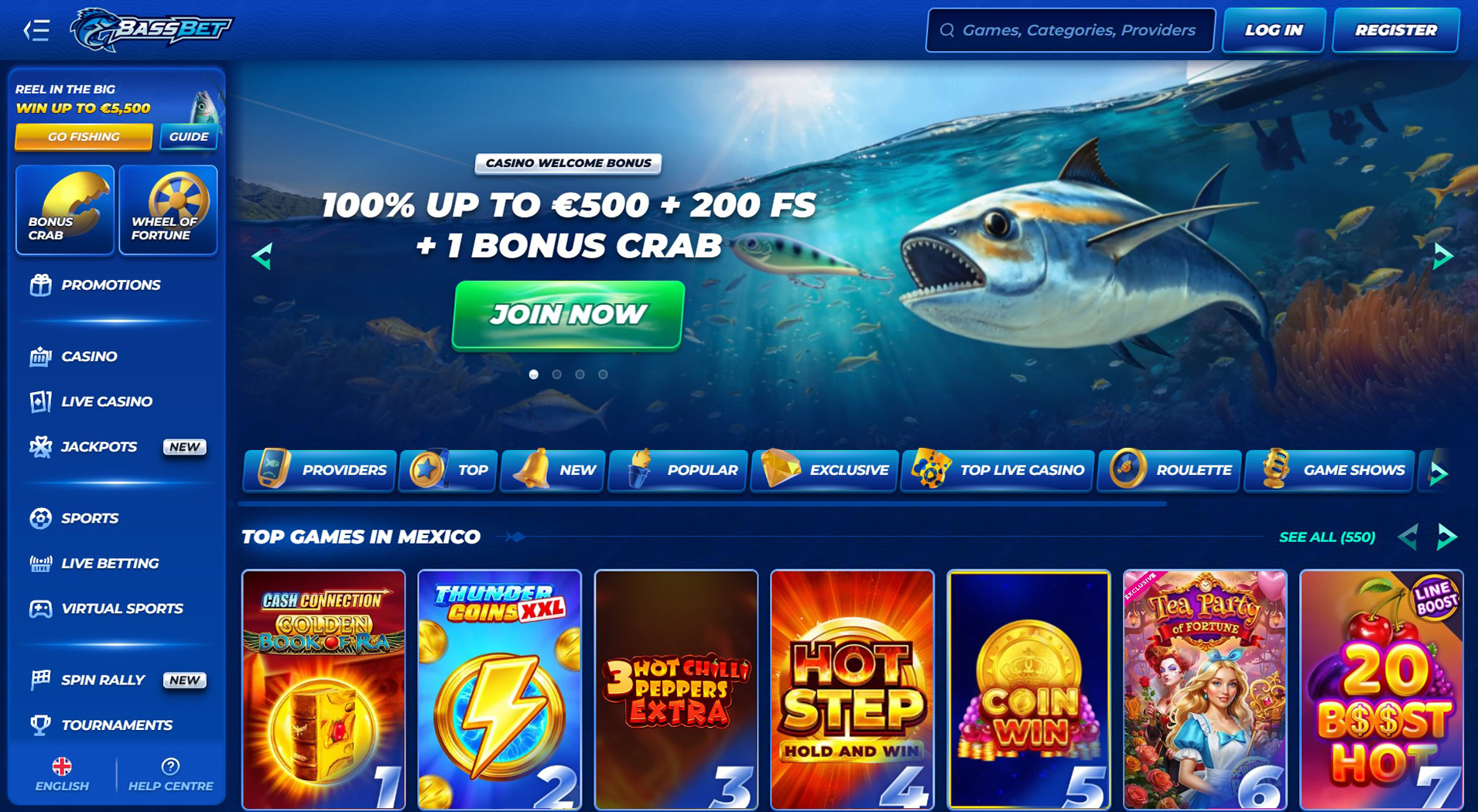 10. Bassbet Casino- Megbízható Online Casino Pick